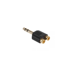 ZLA0301, Złącze Jack 6.3 stereo / 2 x gniazdo RCA